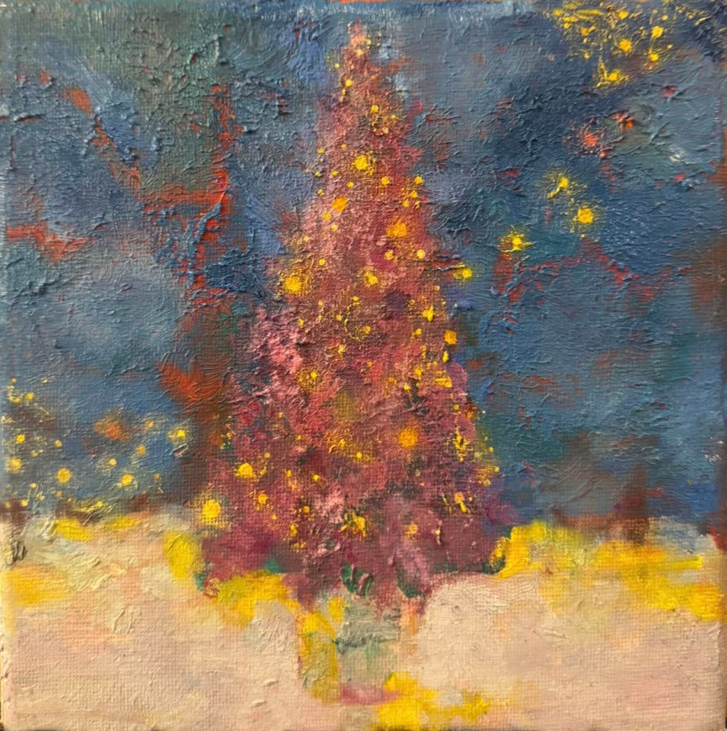 季節外れのクリスマスツリー
